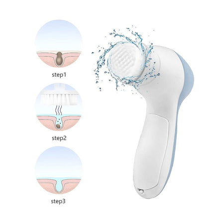 Showell 3in1 Beauty Care Massager, Facial Cleansing Brush, SA-2503 - Image 3