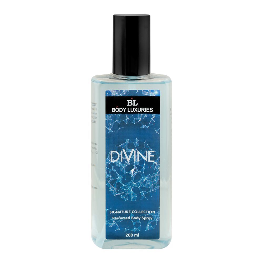 Body Luxuries Divine Perfumed Body Spray, For Men, 200ml - Main Image