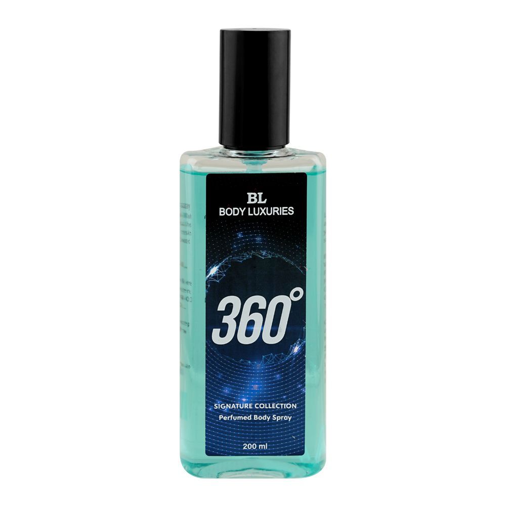 Body Luxuries 360 Perfumed Body Spray, For Men, 200ml - Main Image