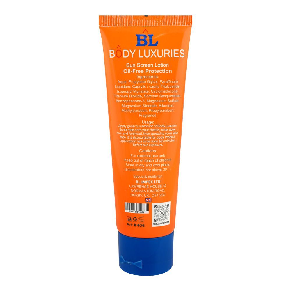 Body Luxuries Broad Spectrum Sunscreen Lotion, Oil-Free, SPF 80, 60g - Image 2