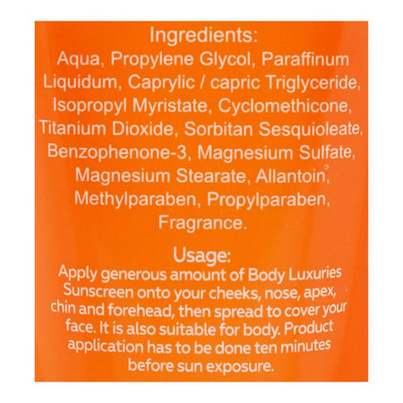 Body Luxuries Broad Spectrum Sunscreen Lotion, Oil-Free, SPF 80, 60g - Image 3
