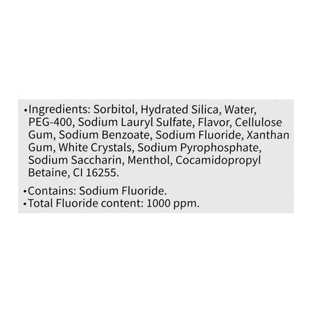 Nero Brilliant Peppermint Gel Cooling Crystals Whitening Toothpaste, 100g - Image 4