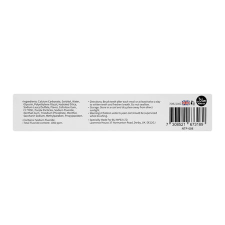 Nero Brilliant Pro Flouride Micro Particles Whitening Toothpaste, 100g - Image 3