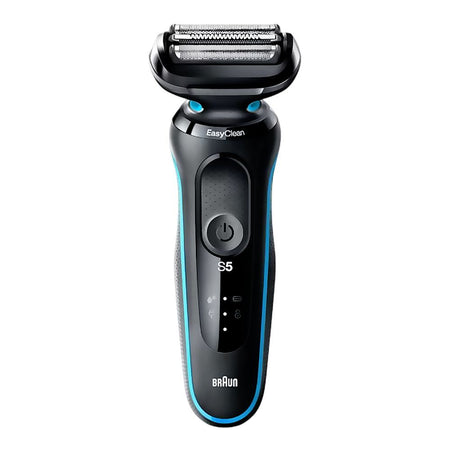 Braun Series 5 Wet & Dry Men Shaver, Black & Blue, 51-M1000S - Main Image
