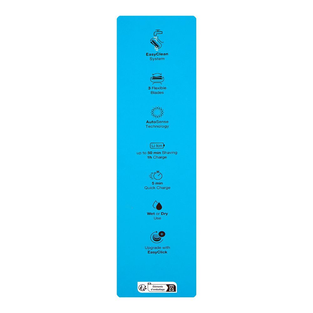 Braun Series 5 Wet & Dry Men Shaver, Black & Blue, 51-M1000S - Image 6