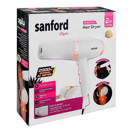 Sanford Style 2inOne Hair Dryer, 2000W, SF-9682HD - Image 2
