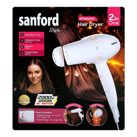 Sanford Style 2inOne Hair Dryer, 2000W, SF-9682HD - Image 3