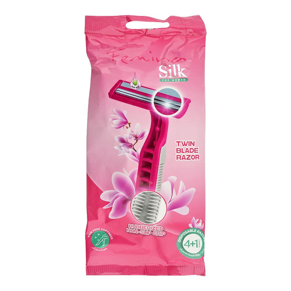 Treet Femina Silk Disposable Razor For Women, 5-Pack - Main Image