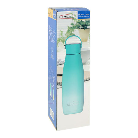 Homeatic Stainless Steel Water Bottle, 700ml, Blue, HKA-057 - Image 4