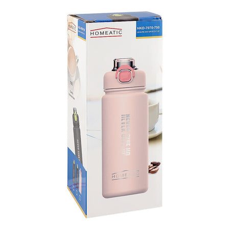 Homeatic Stainless Steel Water Bottle, 750ml, Blue, HKD-7070 - Image 5