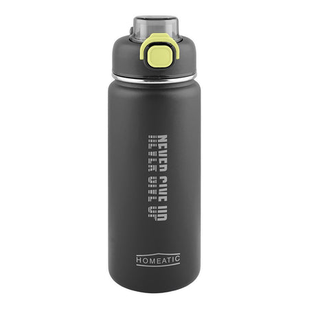 Homeatic Stainless Steel Water Bottle, 750ml, Grey, HKD-7070 - Image 2