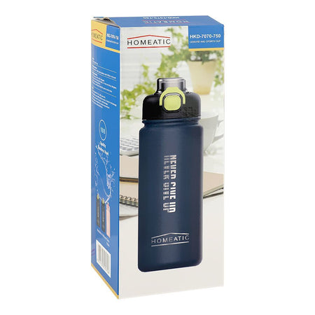 Homeatic Stainless Steel Water Bottle, 750ml, Grey, HKD-7070 - Image 5