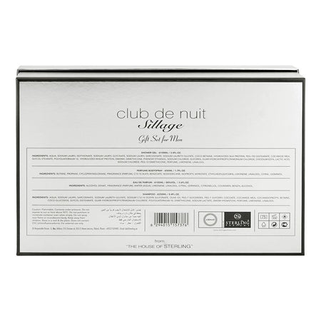Armaf Sillage Gift Set: Eau de Parfum 105ml+50ml Body Spray+250ml Shampoo+100ml Shower Gel, For Men, 4-Pack - Image 3