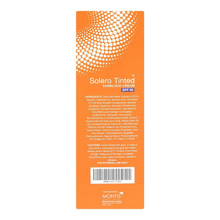 Rederm Aesthetics Solero Tinted Sunblock Cream, SPF-60, For All Skin Types, 30g - Image 2