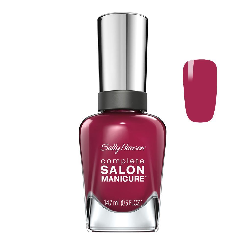 Sally Hansen Complete Salon Manicure Nail Polish, 14.7ml, 421 Ruby Do - Main Image