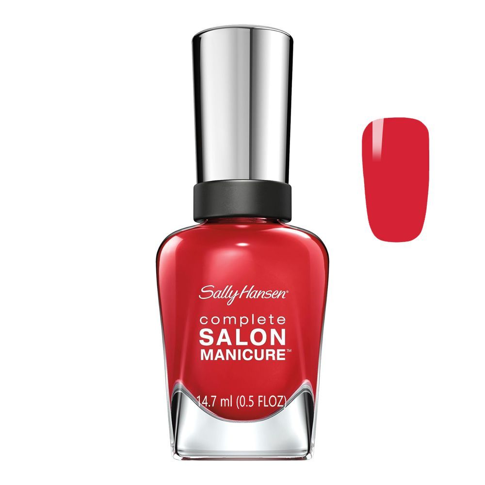 Sally Hansen Complete Salon Manicure Nail Polish, 14.7ml, 231 Red My Lips - Main Image