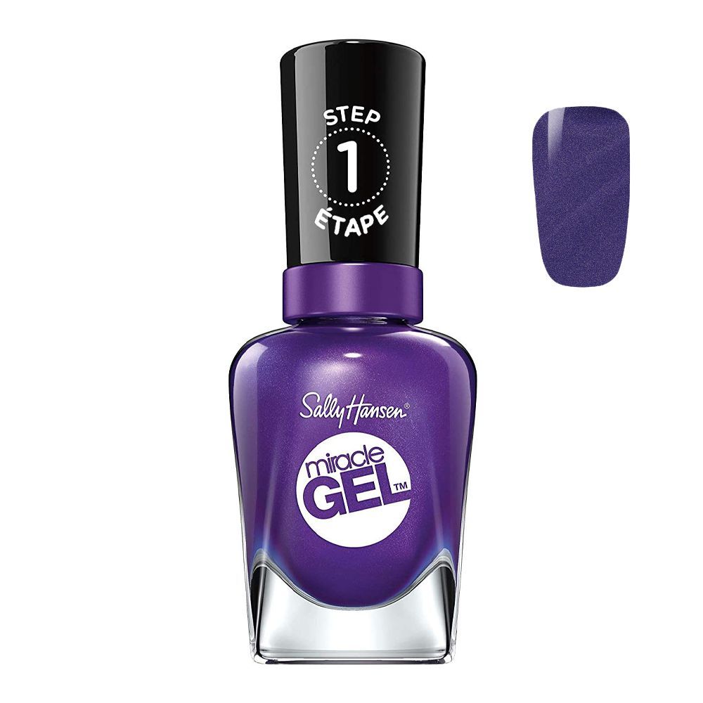 Sally Hansen Miracle Gel Nail Polish, 14.7ml, 579 Purplexed - Main Image