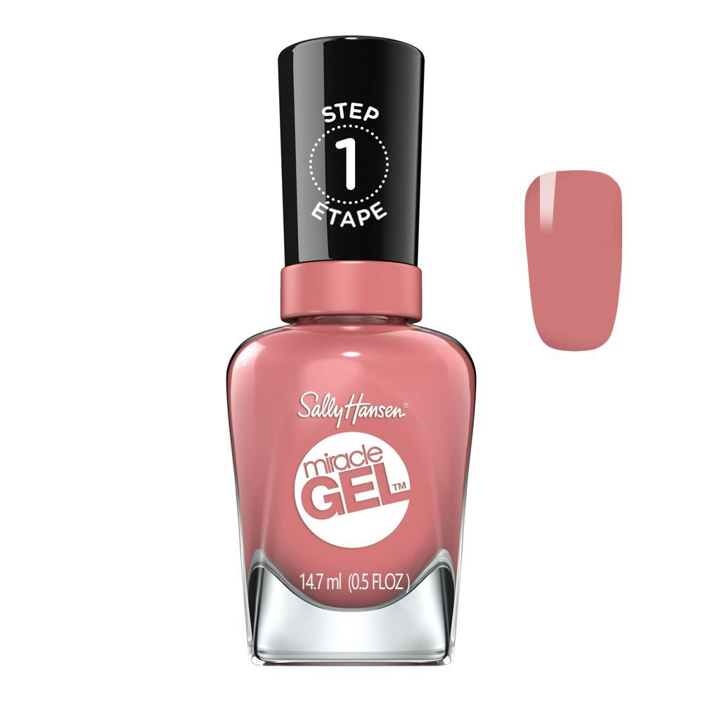 Sally Hansen Miracle Gel Nail Polish, 14.7ml, 244 Mauve-Olous - Main Image
