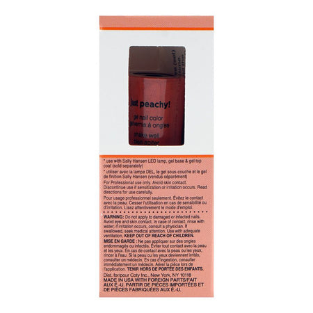 Sally Hansen 2 Step Salon Gel Nail Polish, 4ml, 140 Just Peachy - Image 3