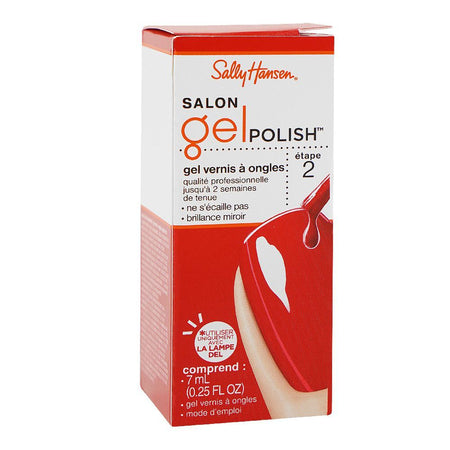 Sally Hansen 2 Step Salon Gel Nail Polish, 4ml, 220 Red My Lips - Image 2
