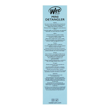 Wet Brush Mini Detangler Hair Brush, Desert Afterglow Blue, BWR832DSTBU - Image 5