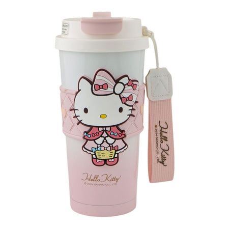 Hello Kitty Vacuum Cup, KT.3195, 520ml, Pink/White, 0001257 - Main Image