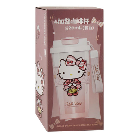 Hello Kitty Vacuum Cup, KT.3195, 520ml, Pink/White, 0001257 - Image 3