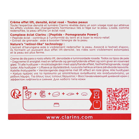 Clarins Paris Rose Radiance Peptide Day Cream, For All Skin Types, 50ml - Image 2