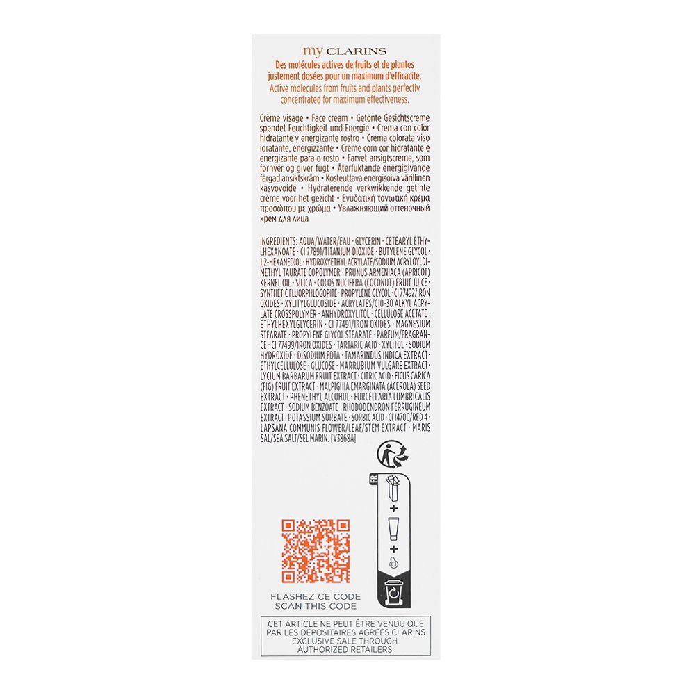 My Clarins Re-Boost Tinted Hydra-Energizing Tinted Cream, For All Skin Types, 50ml - Image 2