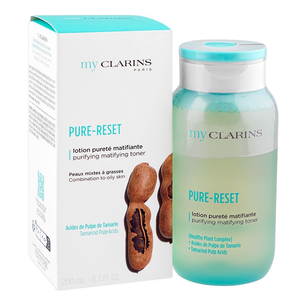 My Clarins Pure-Reset Purifying Mattifying Toner, For Combination To Oily Skin, 200ml - Main Image