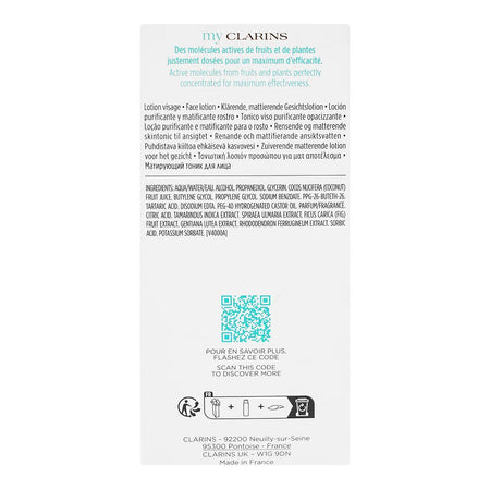 My Clarins Pure-Reset Purifying Mattifying Toner, For Combination To Oily Skin, 200ml - Image 4
