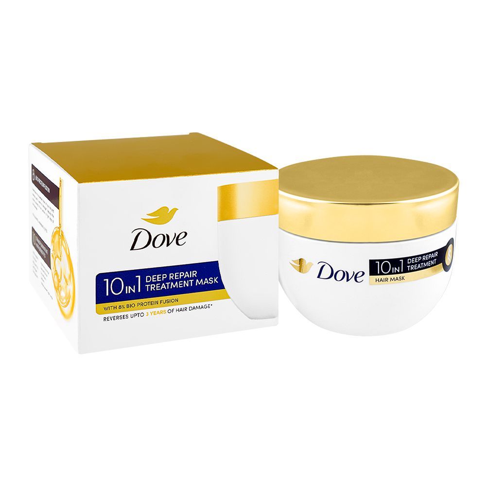 Dove 10-In-1 Deep Repair Treatment Hair Mask, 250ml - Image 2