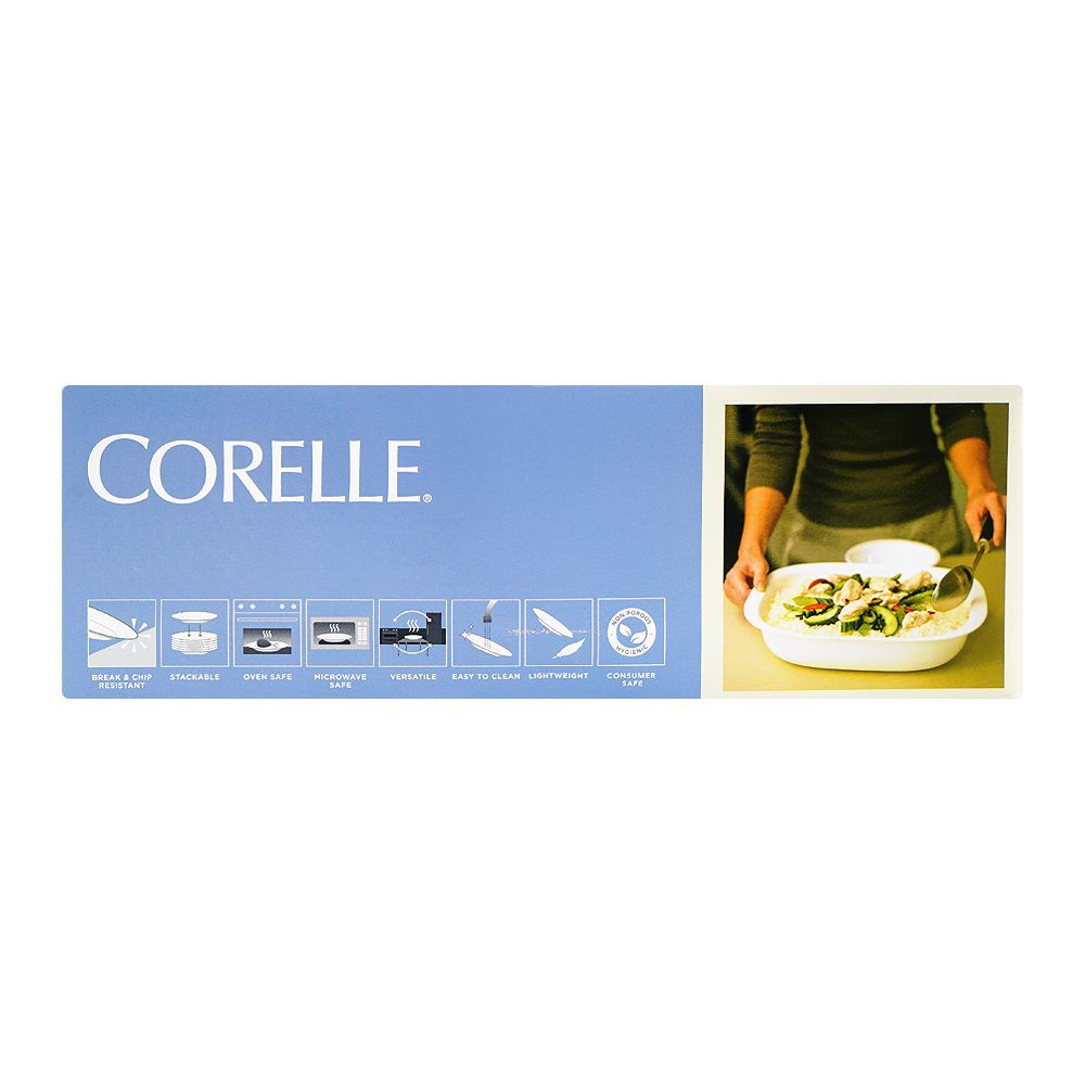 Corelle Square Dish Elegant City With Plastic Lid 1.41L, D-48-EC - Image 4