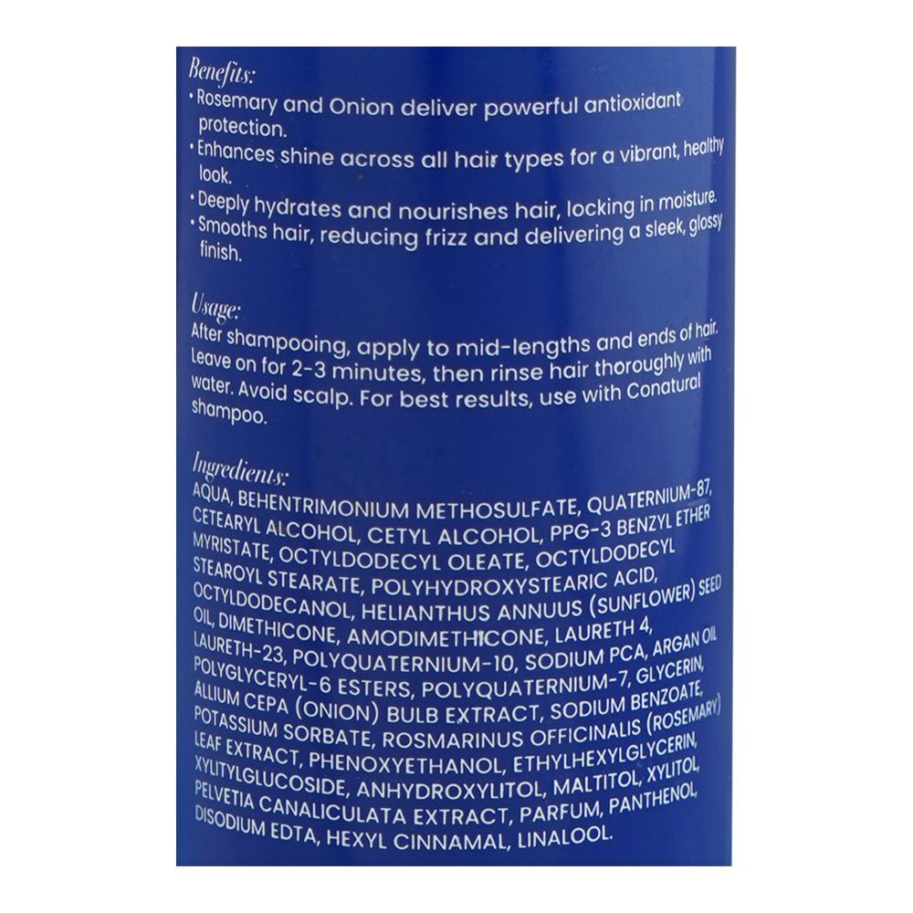 CoNatural Rosemary & Onion Conditioner, Free From Paraben, Silicone & Sulphates, For Smooth & Healthy Hair, 250ml - Image 3