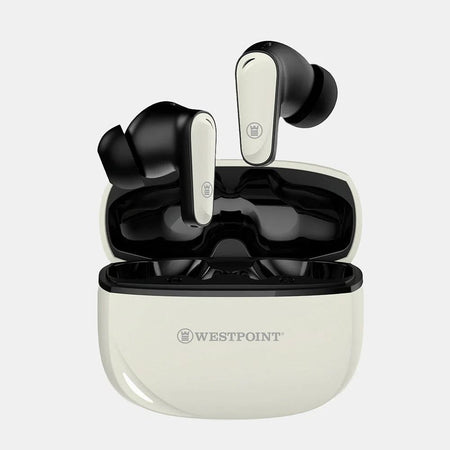 West Point TWS Stereo Wireless Earbuds, Quad Mic & ENC, Support Type-C, WP-130 - Main Image