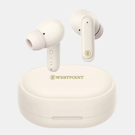 West Point TWS Stereo Wireless Earbuds, Quad Mic & ENC, Support Type-C, WP-125 - Main Image