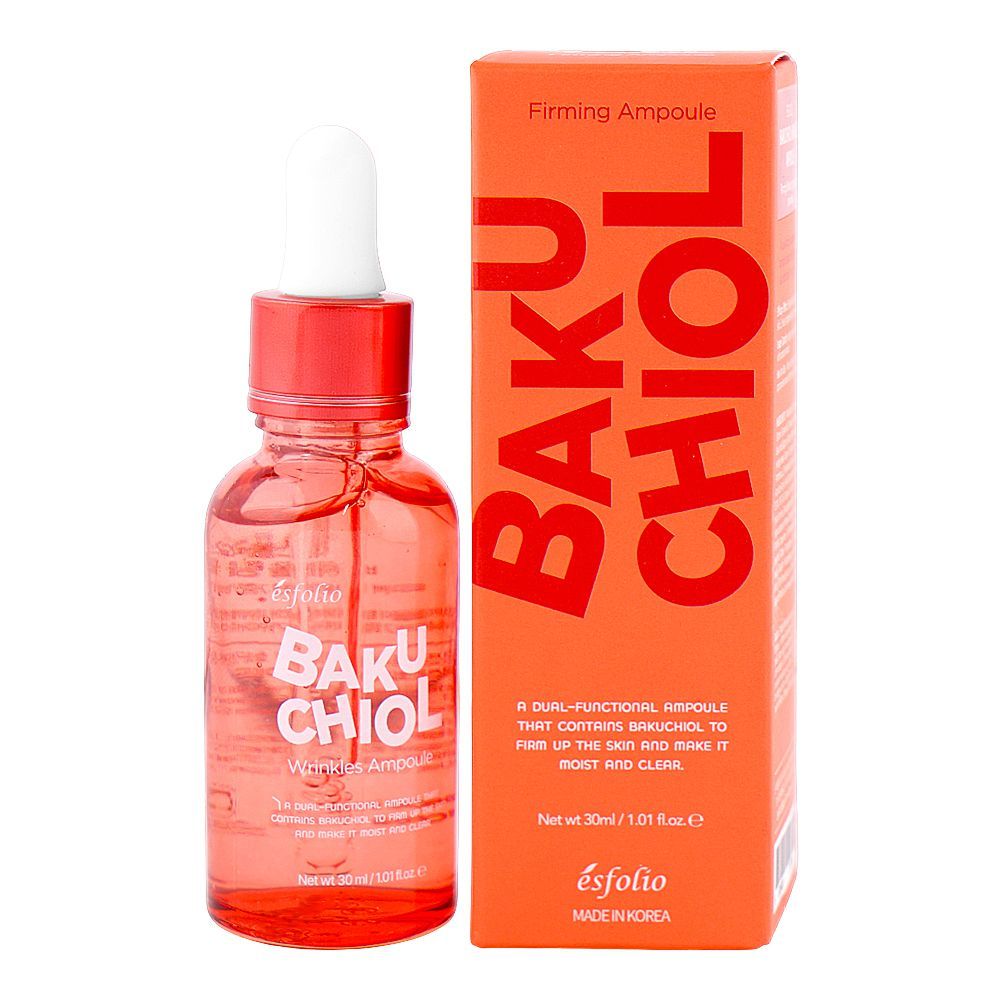 Esfolio Bakuchiol Wrinkles Ampoule, For Moist & Clear Skin, 30ml - Main Image