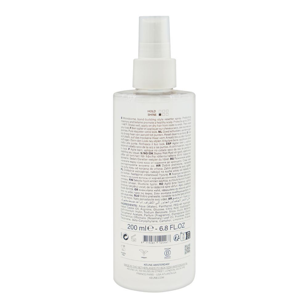 Keune Resetter Style Reset Spray, 200ml - Image 2