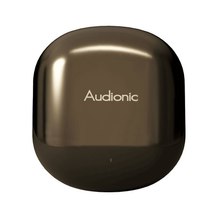 Audionic True Wireless Quad Mic Earbuds With ENC, IPX4 Water Resistant, 500mAh Case Battery, Brown, Airbud-595 - Image 2