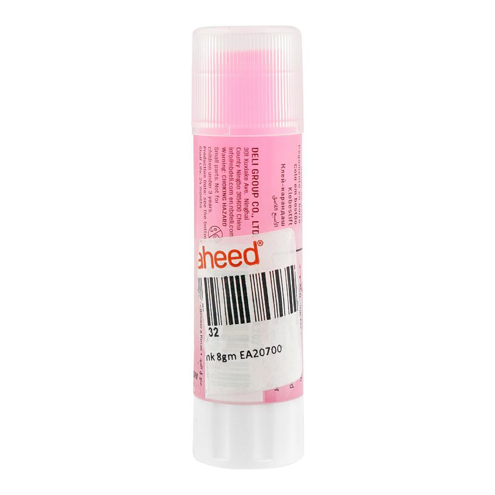 Deli Glue Stick, Pink, 8g, EA20700 - Image 2