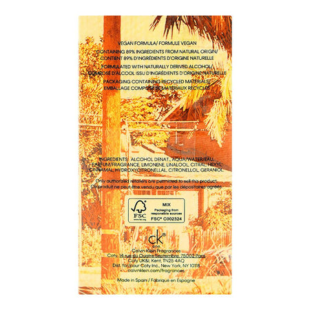 Calvin Klein Ck One Summer Daze, Eau de Toilette, For Women, 100ml - Image 3