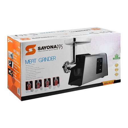 Sayona PPS Meat Grinder 2200W, SMG-4118 - Image 2