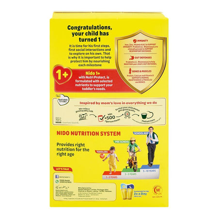Nestle Nido 1+ Toddler Nutritional Milk Powder 10% Free Economy Pack, 990g - Image 2