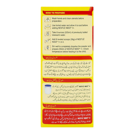 Nestle Nido 1+ Toddler Nutritional Milk Powder 10% Free Economy Pack, 990g - Image 3