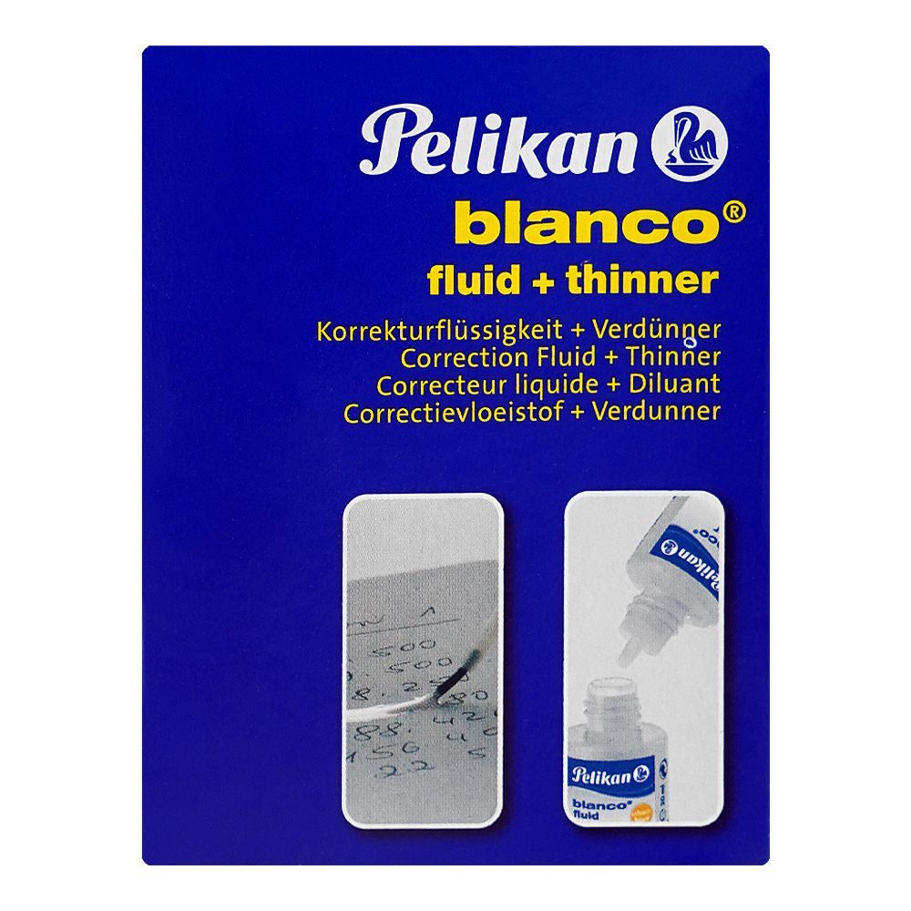 Pelikan Blanco Correction Fluid Plus Thinner 2 X 20ml 931D, 335877 - Image 3