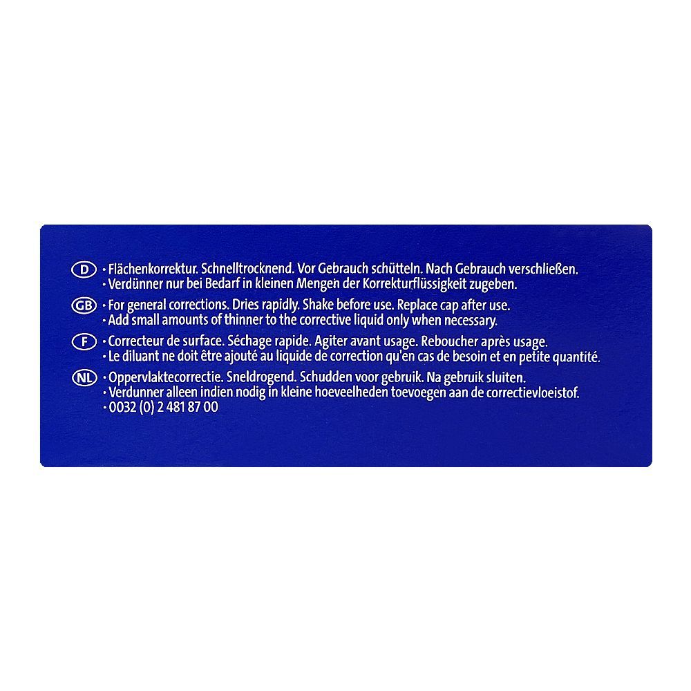 Pelikan Blanco Correction Fluid Plus Thinner 2 X 20ml 931D, 335877 - Image 5