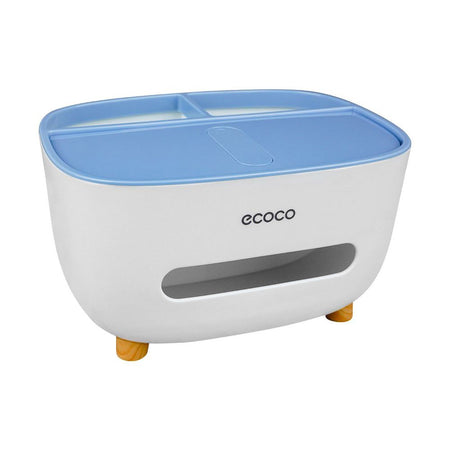 Ecoco 3in1 Desktop Tissue Box, Sea Blue - Main Image