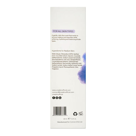 Oneskin Hydra Cleanse Hydrating Foaming Cleanser, 150ml - Image 4