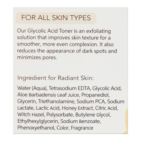 Oneskin Skin Renewal 5% Glycolic Acid Honey Extract Witch, Hazel Toner, 150ml - Image 5
