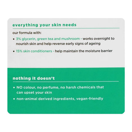 Simple Regeneration 3% Glycerin+Green Tea+Mushroom Age Resisting Night Cream, 50ml - Image 3